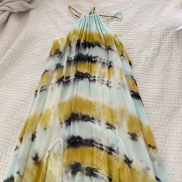 Young Fabulous and Broke Elie Trapeze Maxi Dress in Olive Harmony. - Picture 5 of 6